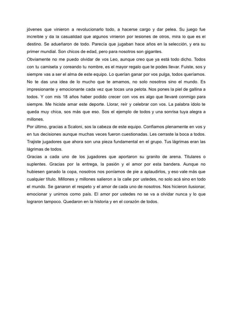 candeciocan's tweet photo. NACIDOS PARA HACER HISTORIA 
por Candela Ciocan 

#SCALONETA #periodismodeportivo #SeleccionArgentina #futbol #campeonesdelmundo #Messi https://t.co/6IRsXx5j6J