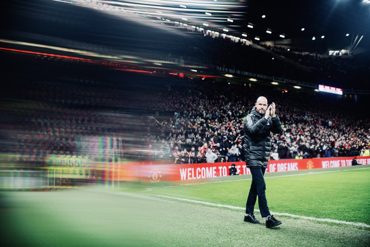 ManUtd's tweet photo. The fastest United manager to reach 20 wins ✔️

Erik ten Hag is making waves 🌊 https://t.co/ORPPBkFegX