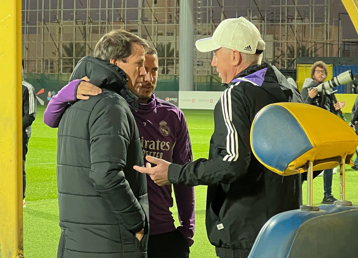 We met up with Carlo and Eden at our training center during Real's training today. The opportunity to talk about the Saudi League,Ligue 1, Serie A and the Spanish Super Cup.