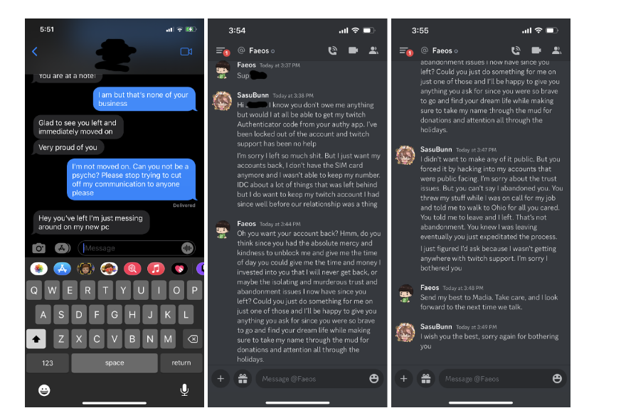 Madiapop_'s tweet photo. Again, we really didn't want to be public about this but we had no other choice at this point. Here are the screenshots mentioned in the TwitLonger, with IRL names removed to protect privacy: https://t.co/FR49Pj2JfU