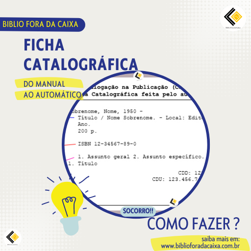 bforadacaixa's tweet photo. 😭 SOCORRO, como fazer ficha catalográfica? 😭😭
❓ É possível gerar a ficha online❓
Sim, existem alguns sites que podem ajudá-lo a criar fichas catalográficas online
Veja a lista no nosso site
#biblioforadacaixa #ficha #normalizando #fichacatalográfica #normalização https://t.co/4XVsJwmVx9