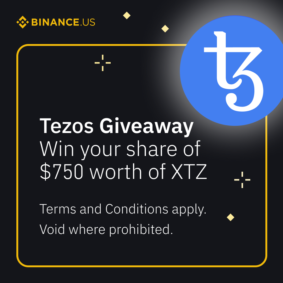 BinanceUS's tweet photo. There's still time to participate in our @Tezos giveaway!

Want to kick off the new year with some $XTZ in your pocket?

How to enter:
✔️ Follow @BinanceUS + @TezosCommons
✔️ Retweet
✔️ Tag a friend

See below for additional details. https://t.co/QeK3K6ijAg