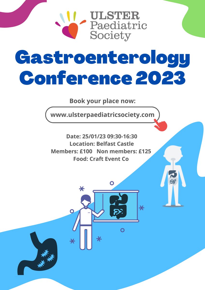 Sarah Berry (@sarahberrry) on Twitter photo Sign up now for the upcoming <a href="/ups_tweets/">UlsterPaediatricSoc</a> Gastroenterology Conference on 25/01/23
Full exciting timetable:
ulsterpaediatricsociety.com/ups-gastroente…
<a href="/NaomiMc54785614/">Naomi McMahon</a> <a href="/ni_pear/">NI PEAR</a> <a href="/SimEdRBHSC/">Kids Sim Ed team</a> <a href="/nipaedsjournal/">NI Paediatric Journal Club</a> <a href="/NIPaedsTrainees/">NI Paeds trainees</a> <a href="/drshilpashah/">Shilpa</a> <a href="/RCPCHIreland/">RCPCHIreland</a> <a href="/Paedsoftlanding/">TeamSoftLanding</a> <a href="/PaediatricFOAM/">Paediatric FOAMed</a> <a href="/UKAPStweets/">United Kingdom Aspiring Paediatricians Society</a> Sign up now for the upcoming <a href="/ups_tweets/">UlsterPaediatricSoc</a> Gastroenterology Conference on 25/01/23
Full exciting timetable:
ulsterpaediatricsociety.com/ups-gastroente…
<a href="/NaomiMc54785614/">Naomi McMahon</a> <a href="/ni_pear/">NI PEAR</a> <a href="/SimEdRBHSC/">Kids Sim Ed team</a> <a href="/nipaedsjournal/">NI Paediatric Journal Club</a> <a href="/NIPaedsTrainees/">NI Paeds trainees</a> <a href="/drshilpashah/">Shilpa</a> <a href="/RCPCHIreland/">RCPCHIreland</a> <a href="/Paedsoftlanding/">TeamSoftLanding</a> <a href="/PaediatricFOAM/">Paediatric FOAMed</a> <a href="/UKAPStweets/">United Kingdom Aspiring Paediatricians Society</a>