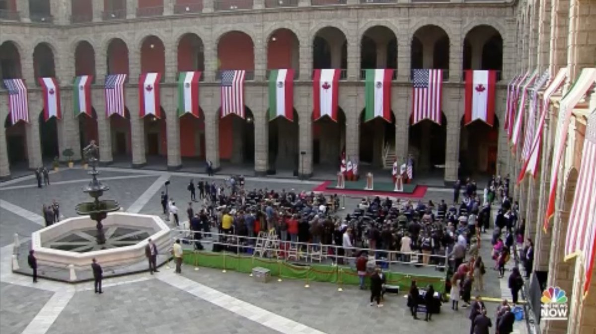 NBC News NOW (@nbcnewsnow) on Twitter photo COMING UP: President Biden speaks alongside the leaders of Mexico and Canada at the North American Leaders' Summit.
<a href="/HallieJackson/">Hallie Jackson</a> has LIVE coverage and analysis on <a href="/HallieOnNBC/">Hallie Jackson NOW</a>.
Tune in at nbcnews.com/NOW or on your favorite streaming service. COMING UP: President Biden speaks alongside the leaders of Mexico and Canada at the North American Leaders' Summit.
<a href="/HallieJackson/">Hallie Jackson</a> has LIVE coverage and analysis on <a href="/HallieOnNBC/">Hallie Jackson NOW</a>.
Tune in at nbcnews.com/NOW or on your favorite streaming service.