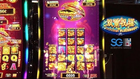 Double Blessings Slot Machine -  - A follow up on the successful Dancing Drums slot game! Part of the Duo Fu Duo Cai series! Free Spins Bonus triggered by landing 3 to 5 scattered Double Blessing!