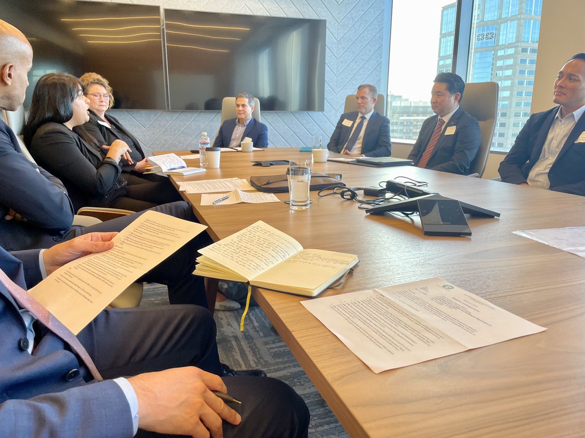 UnderSecTFI's tweet photo. Community banks are vital partners in our efforts to keep the US financial system safe. It was great to meet with @ICBA and @ComBankersWA members in Seattle to talk about financial inclusion and ways to leverage new technologies to support risk-based approaches to compliance. https://t.co/hFgGW4PEA1