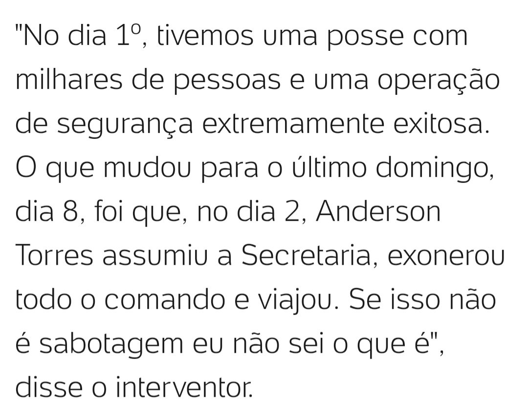 "não mas não tinha perigo de golpe de Estado"

Os caras LITERALMENTE articularam um.