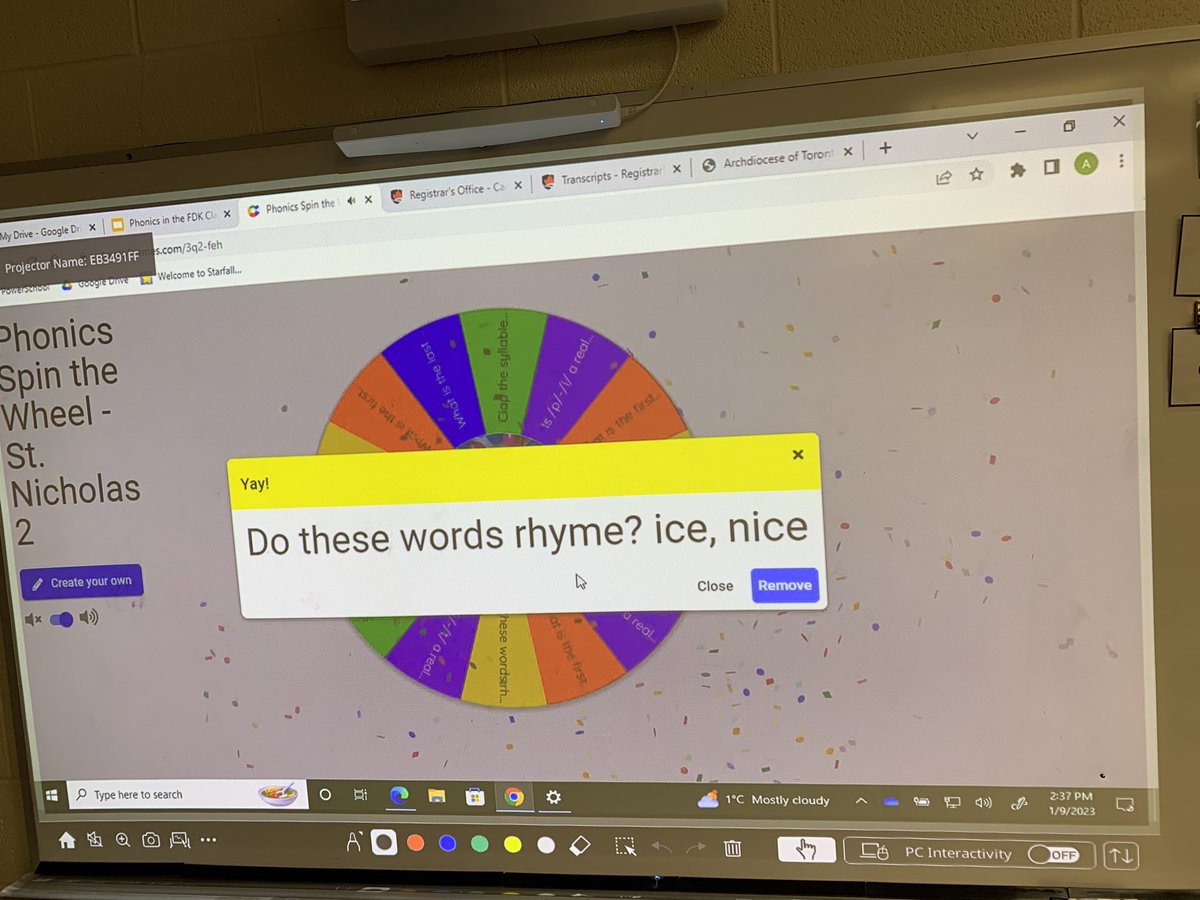 Had a great time yesterday morning in FDK @st_nicholas15 spinning with the wheel of names, reviewing and learning with my kinder friends!