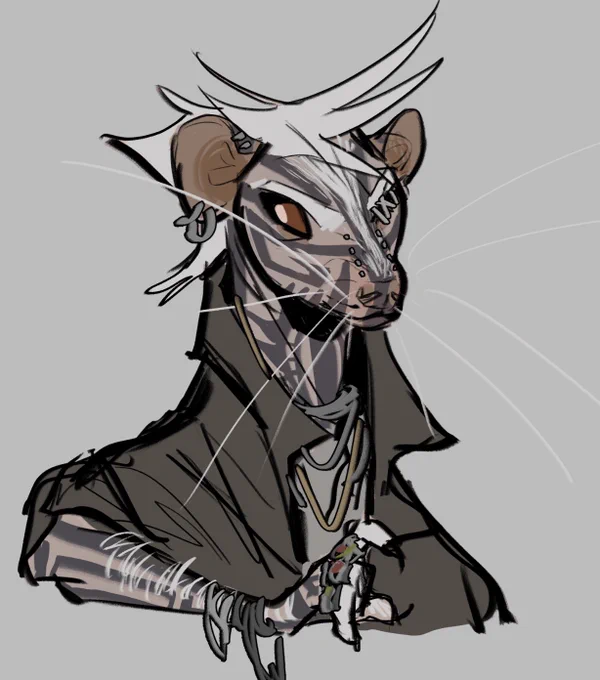 Tattooed rat 