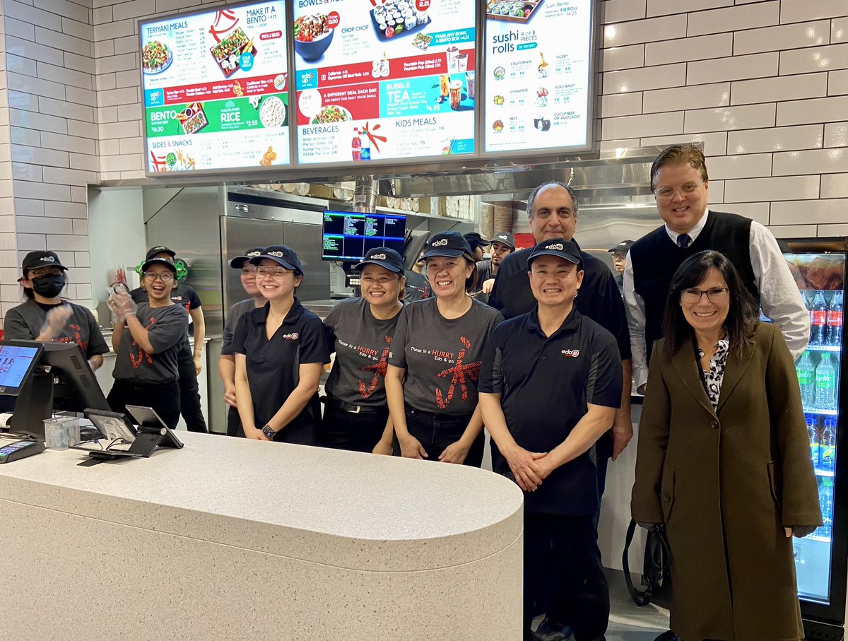 CllrRTylerMorin's tweet photo. YES! @edo_japan is here!Thanks for coming to @TownOfAjax 320 Harwood Ave A (at Bayly) #SushiLicious #Tofutastic #MakeItABento #TeriyakiBowls @CllrRTylerMorin @CllrMCrawford https://t.co/Eo6DFFwShj