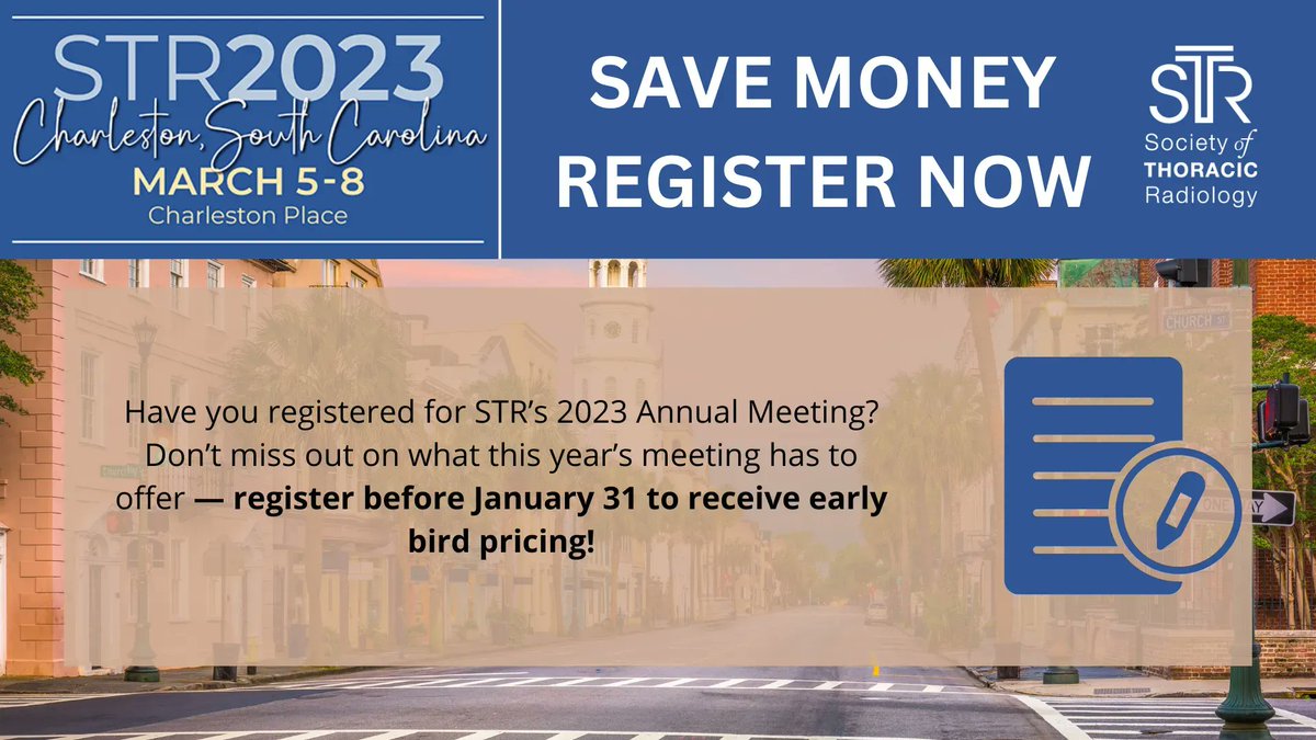 Society of Thoracic Radiology tweet media