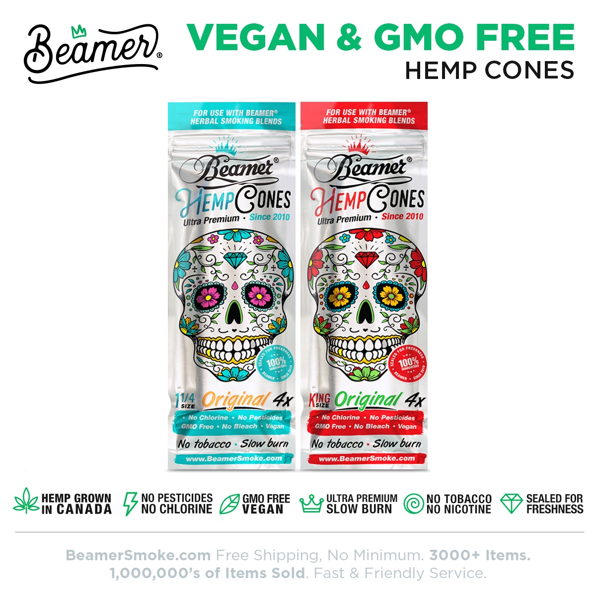 BeamerSmoke's tweet photo. 🇺🇲USA MADE🇺🇲⁠
Beamer Hemp Cones are back in stock! Get your Canadian-grown, non-GMO, vegan cones today! ⁠
#beamersmoke #beamer #shop #vegan https://t.co/mPARXKT5gW