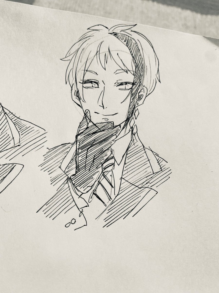 朝の一発描き
愉しい 
