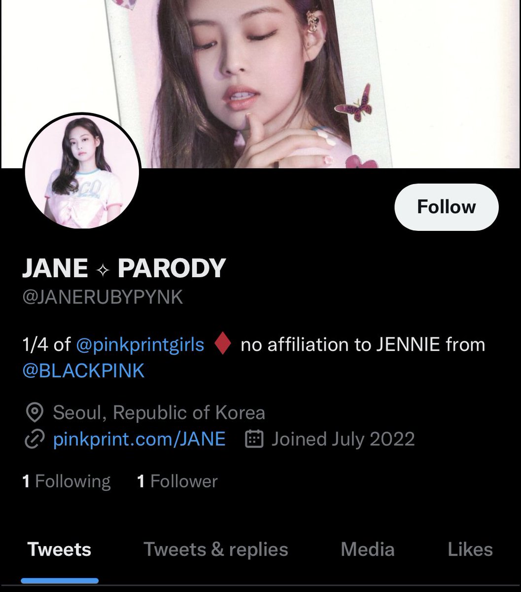 pinkprintgirls's tweet photo. #PINKPRINT member JACKIE opens up her official personal twitter acc under her birthname “JANE”. Nothing has been posted yet but we are all excited for this news! Follow her @JANERUBYPYNK right now! 💕🫶🏻 https://t.co/fk029eHL1k