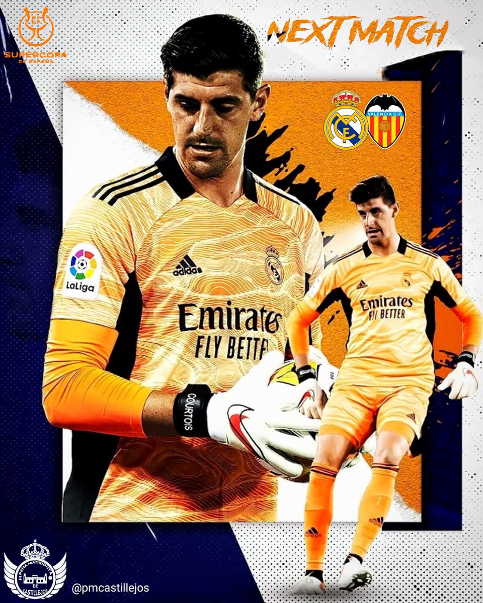 PMCastillejos's tweet photo. Próximo partido del Real Madrid
⭐ 𝗦𝗨𝗣𝗘𝗥𝗖𝗢𝗣𝗔 𝗗𝗘 𝗘𝗦𝗣𝗔𝗡𝗔 ⭐️𝗦𝗘𝗠𝗜𝗙𝗜𝗡𝗔𝗟⭐️
⚽️  Real Madrid 🆚 Valencia
📆 Miércoles 11 de septiembre 2023
🏙  Riad
🏟 King Fahd Stadium
⌚️ 20:00 ( 🇲🇦🇪🇸 ) 
🏆 𝗦𝗨𝗣𝗘𝗥𝗖𝗢𝗣𝗔 𝗗𝗘 𝗘𝗦𝗣𝗔𝗡𝗔
◼#𝐏𝐌��𝐀𝐒𝐓𝐈𝐋𝐋𝐄𝐉𝐎𝐒 https://t.co/V82B0n6CU4