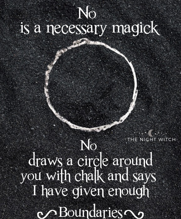 _TheNightWitch's tweet photo. There comes a point and time with certain individuals where you have to draw boundaries and say no. 

#witch #witchy #witchcraft #pagan #magick #wicca #witchyvibes #witchythings #witches #amulet #Magic #Magick #occult https://t.co/0fcIfI5s2Z