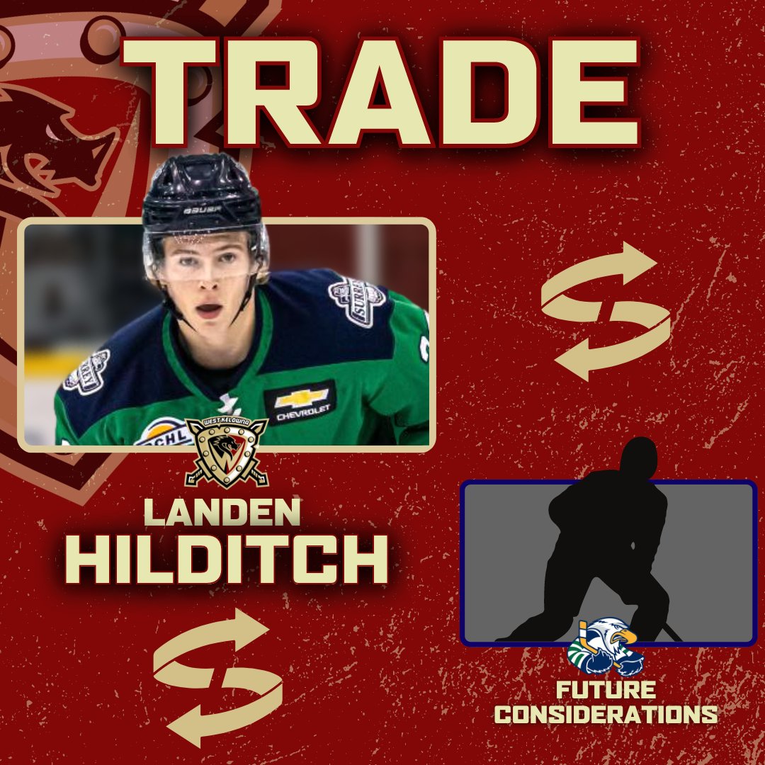 TRADE: The Warriors have acquired D Landen Hilditch ('05) from the <a href="/SurreyEagles/">Surrey Eagles</a> in exchange for future considerations

Welcome to West Kelowna, <a href="/HilditchLanden/">Landen Hilditch</a>!

DETAILS 📝 | bit.ly/WarriorsAcquir…

#BCHL