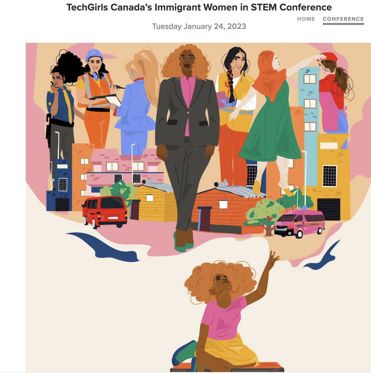 A timely conference 👇 There is so much #talent among #immigrant #women who r 2x as likely 2b #STEM qualified as Canadian-born women. But significant barriers to their full integration still exist &amp; must be removed. Find out more at techgirls.ca/conference
