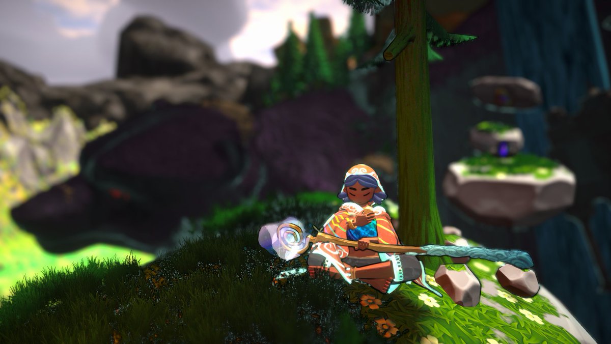 SpiritBoostGame's tweet photo. Something looms in the distance... 
      Hirðinn prepares to rescue it from the darkness. https://t.co/vCTaYtpzvI