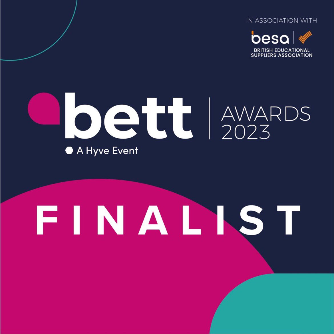 2simpleSA's tweet photo. EXCITED!

We’re proud to announce that we've been shortlisted as finalists in SIX categories for the 2023 BETT AWARDS.
 
Including: 
- Best Primary Digital Learning Product 
- Best Primary  Digital Learning Product – Language &amp; Literacy

And the prestigious… 
COMPANY OF THE YEAR https://t.co/3WMWzsf1jw