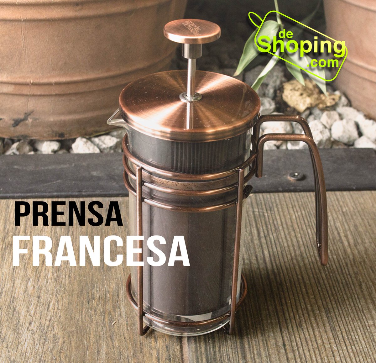 Tu café en prensa francesa!! ☕
Quieres que todos los líquidos queden impregnados con los sabores, aceites y azúcar que tienen los granos de café este método para elaborarlo te encantara!! ☺️

▶ deshoping.com ◀