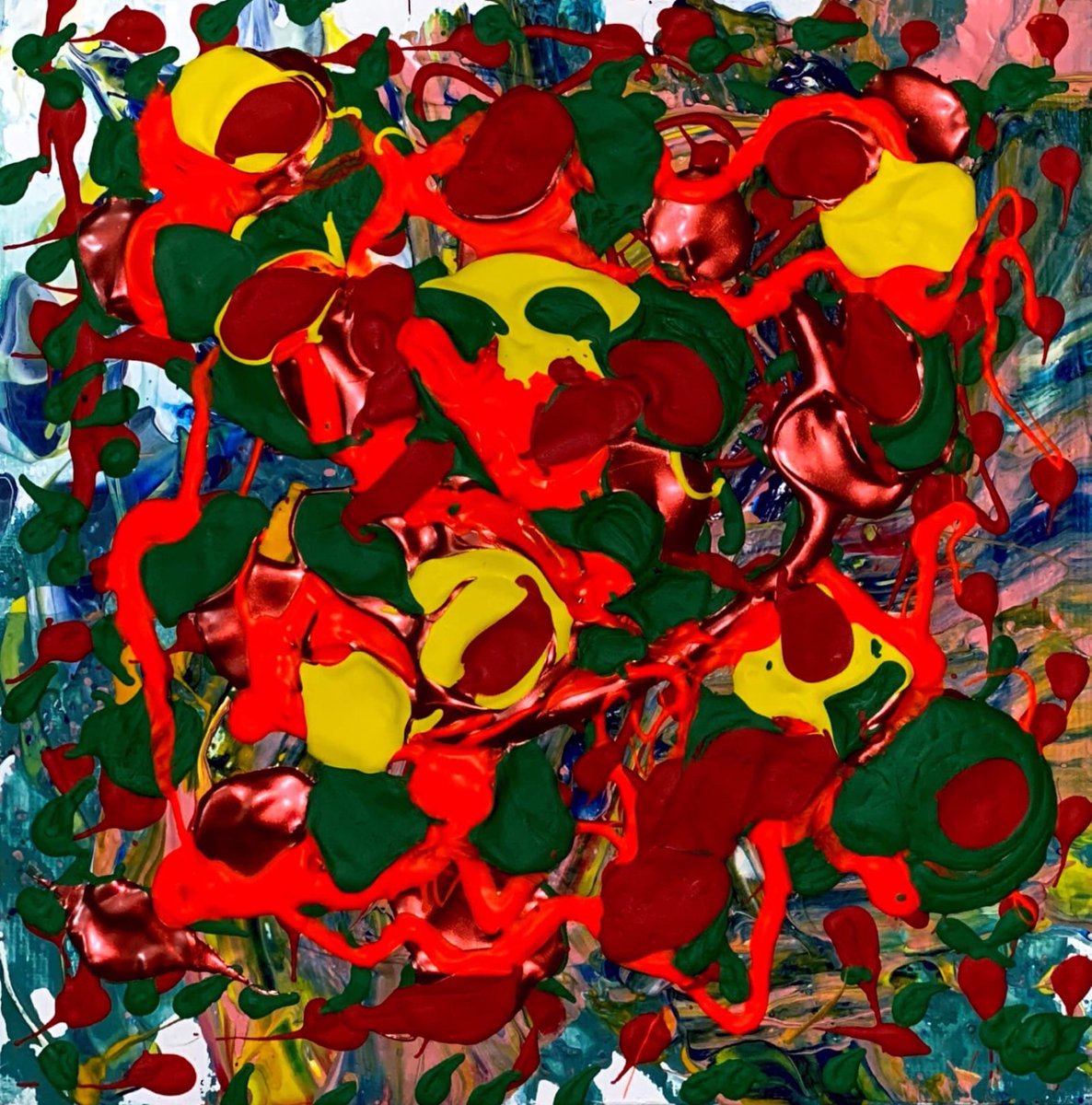 adrianopainting's tweet image. Tela dipinta 20*20 acrilico su tela. #acrilyc #paint #modernpaint