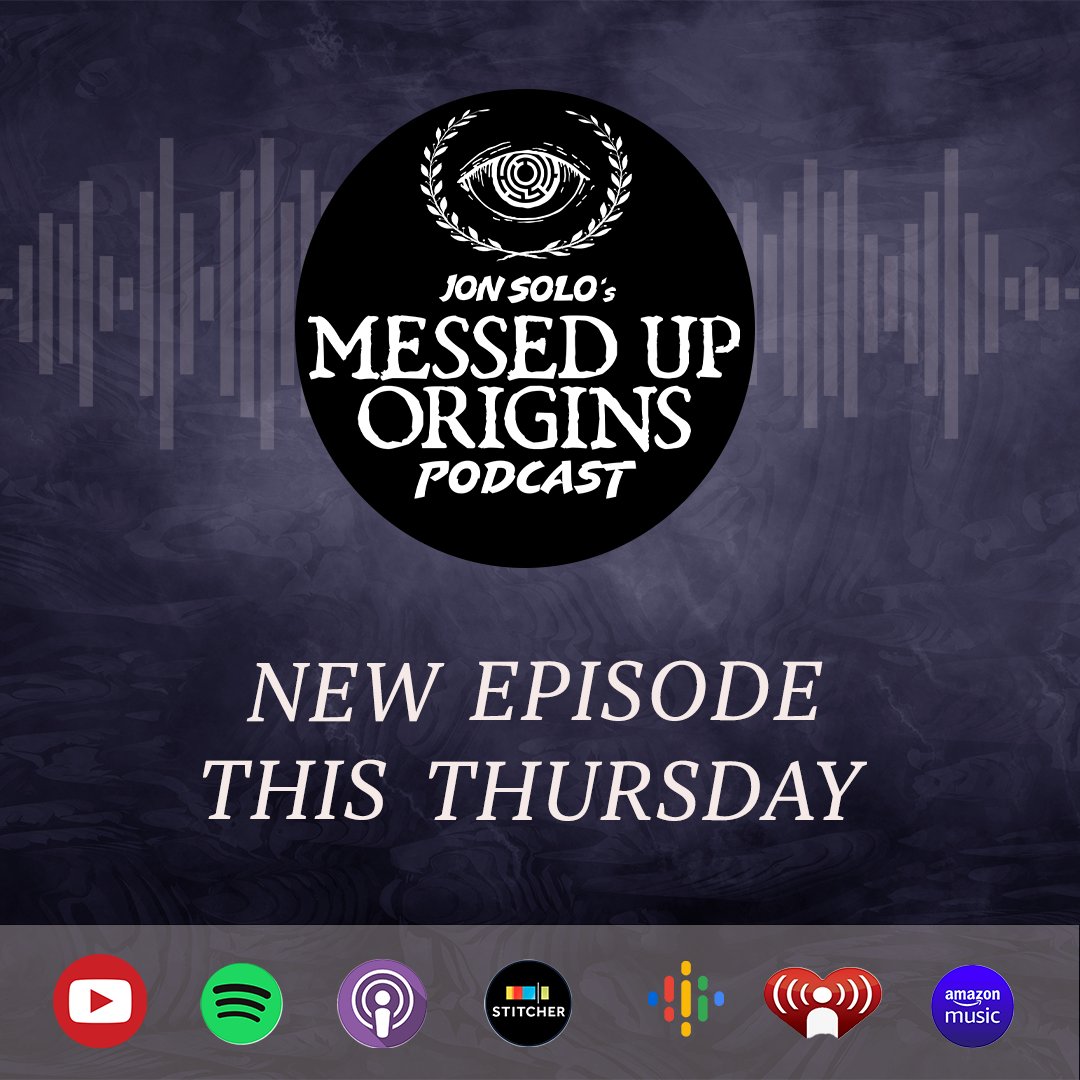 MessedUpOrigins's tweet photo. We've missed you all and have all new content coming at you this week. Stay tuned. #MessedUpOrigins #Podcast #YouTube #JonSolo #Mythology #Folklore https://t.co/nGX1lEPw4y