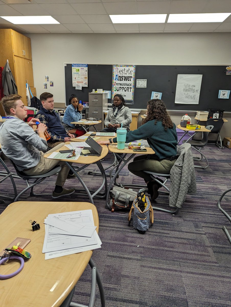 petrie_simone's tweet photo. The @chapelhill78 ELA department practiced strategies that will help students collaborate and engage in academic discourse. #wearewayne https://t.co/Bv8yT4GrMC