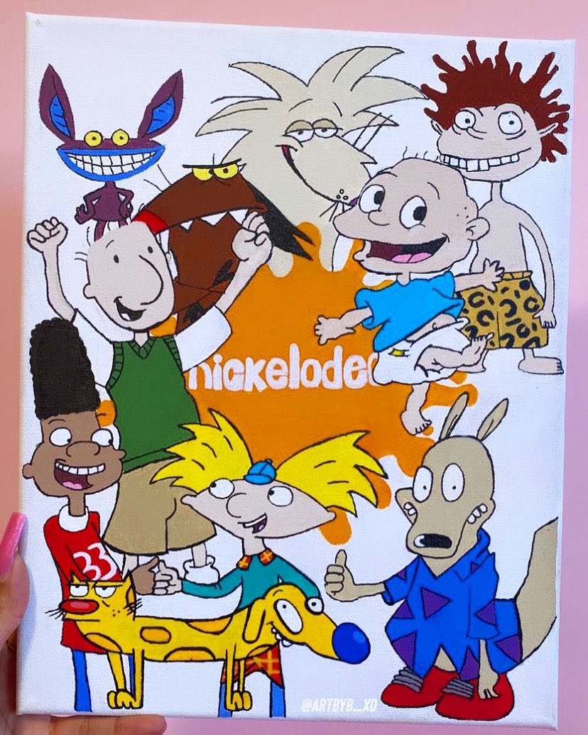 iambeebeex96's tweet photo. Custom order for one of my very own twitter followers ❤️❤️ thanks for the support!!! @A1Jody_PluTo 😁😁
#customart #customcanvas #fanart #90scartoonart #artist #canvasart https://t.co/a9k5LohIIy