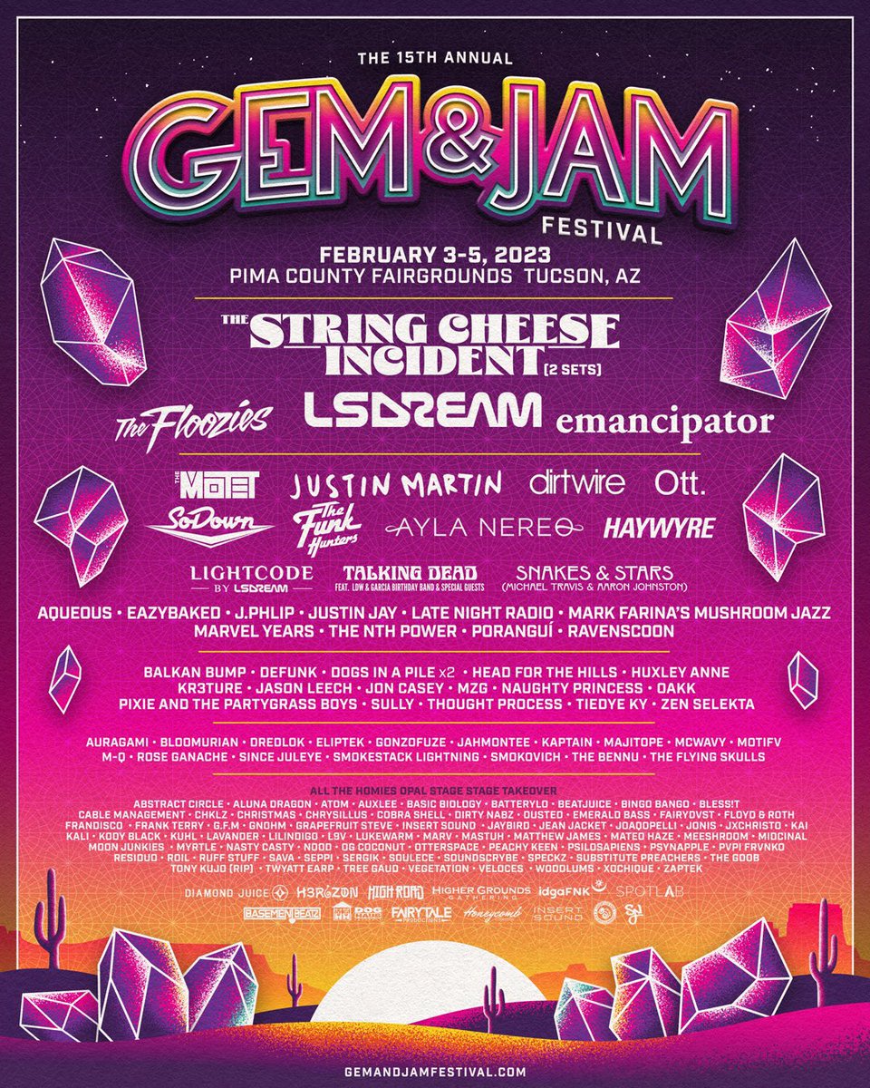 _SullyMusic's tweet image. GEM &amp;amp; JAM GIVEAWAY ✨

I’ve got 2 guest list spots for you and a friend to witness this amazing festival and lineup!

RT this + tag a friend you’d bring along in the comments for a chance to win 

Choosing winner this Friday @ 12:00 PST