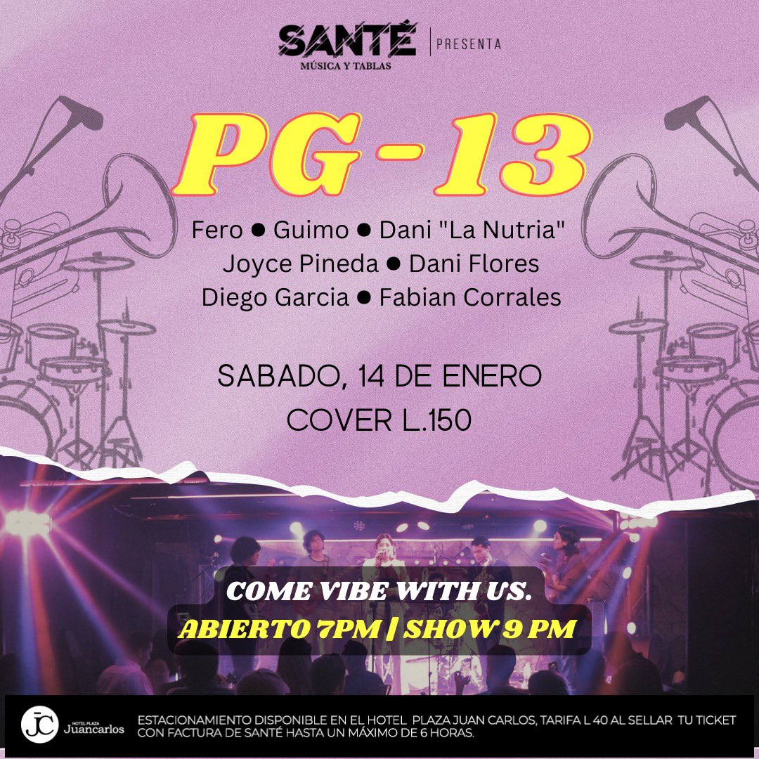 Sábado 14, en <a href="/SanteTegus/">Santé Tegus</a> 🤩 esperamos nos puedan acompañar 🫶🏽