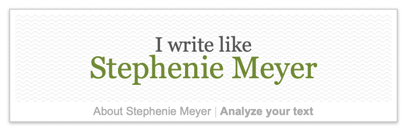 LindsayRaeMaple's tweet photo. Hey I'll take it. 

#iwritelike #writingcomparison #writingcommunity https://t.co/h6QAa1dKsf