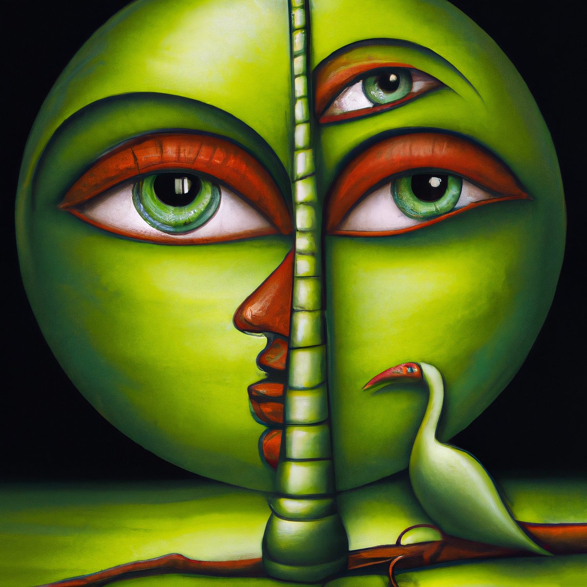 Check out this item on OpenSea opensea.io/assets/matic/0… via <a href="/opensea/">OpenSea</a> 

#eyes #green #fantasy #surreal #surrealism #surrealart #portrait #dalle #dalle2 #art #digitalart #digitalartwork #nft #nfts #nftart #nftartist #NFTCommunity #opensea #OpenSeaNFT