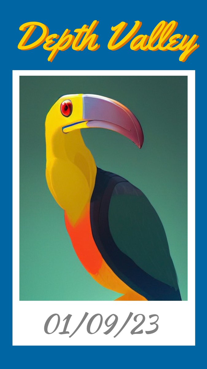 jsaundersstudio's tweet image. It's hard to keep track of time, the colourful fauna makes for creative distractions, 

#DepthValleyAI #midjourney #AiGenerated #aiexploration #lowbrow #popart #DailyAiChallenge #tropicalbird #jackalope