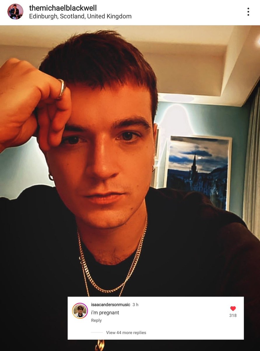 on Twitter "RT michaelbwbot isaac showing his appreciation under michael's latest post! (he's