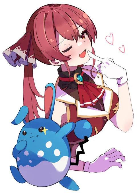 #マリンのお宝ぺこ(マリルリ)×マリの絆 