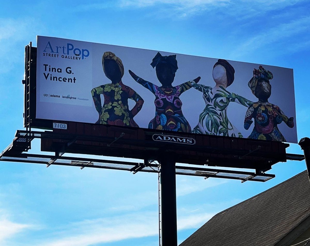 gwatavincent's tweet photo. My billboard is up. Thank you @ArtPopStGallery @adamsoutdoor https://t.co/puTrwsxGbN