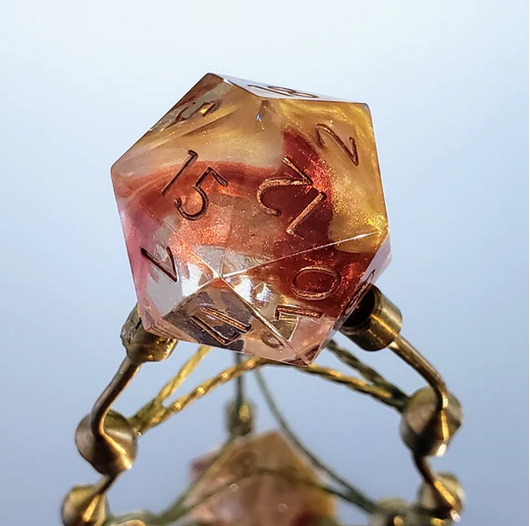 OverallOrdinary's tweet photo. New dice will be coming to the store soon which means I've got some dice from last year to clear out!! 

All dice in my store are ON SALE and buy 2 get 1 free! Snag your shiny before it's gone!

#handmadedice #ttrpg #dnd https://t.co/7xlJYvPD66