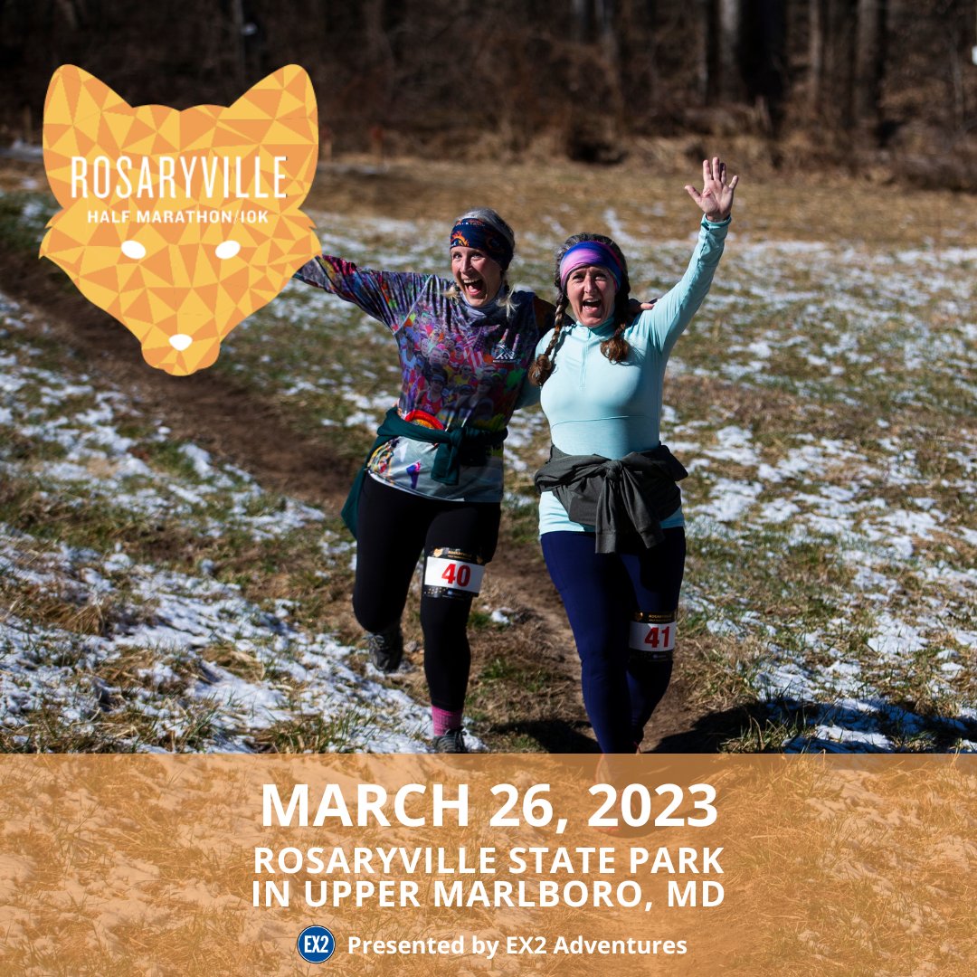 ex2adventures's tweet photo. We LOVE Rosaryville and can't wait to head back there for our annual half marathon and 10K+ on Sunday March 26th, 2023.

#RaceWithEX2 #TrailRunning #Running #RunDC #RunMD #RunMoreTrails

Pics: @SBRPhoto https://t.co/HAOMdkUu9x