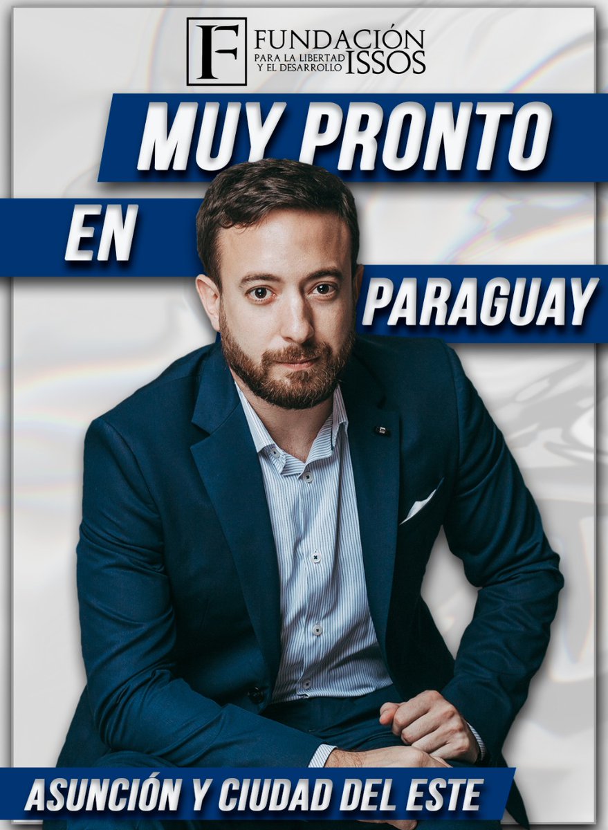 hectoracunat's tweet photo. 📣 ¡La Batalla Cultural no se detiene; la Fundación @IssosParaguay, tampoco!
¡Por eso te traemos al más importante intelectual de la #BatallaCultural :
¡ @AgustinLaje en Paraguay! 🇵🇾
#issos
#libertad
#nuevaderecha https://t.co/vim33EkBxp