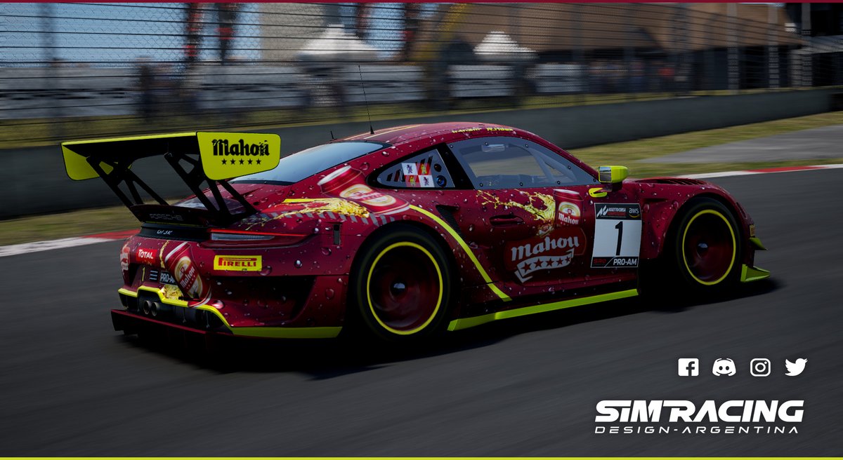 New livery for ACC, Mahou Racing Beer team... will be present at the Ultimate Pro series 2 tournament at realracingexperience.es