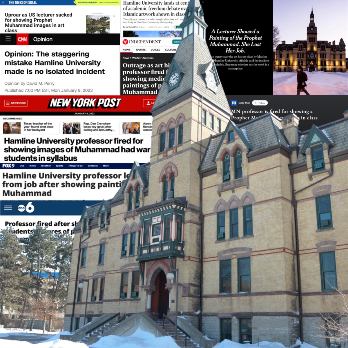 HamlineOracle's tweet image. Major national coverage erupted when Hamline ended the contract of adjunct Art History professor Erika Lopez Prater after she shared depictions of the Prophet Muhammad with her class. The article can be found through the link in our bio.