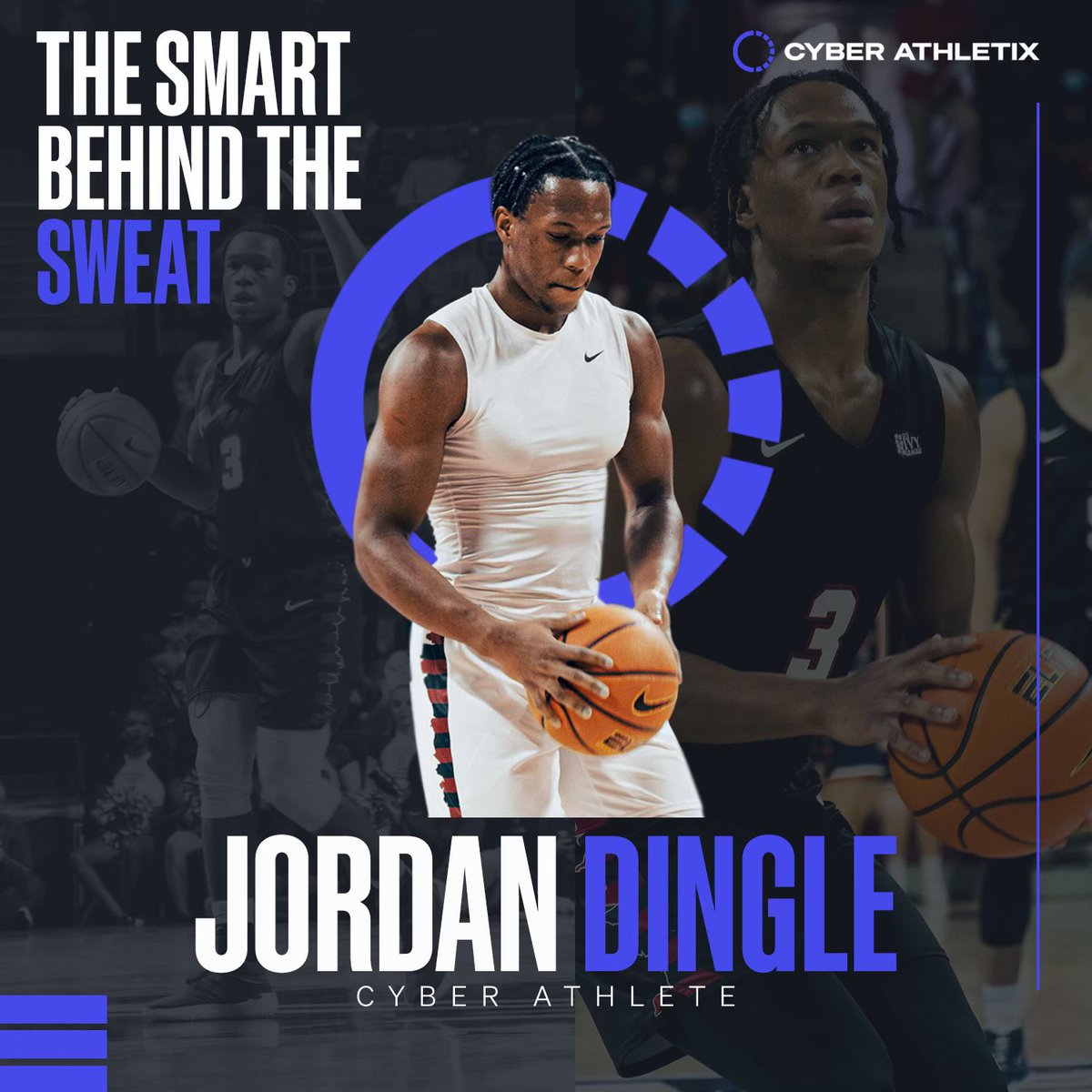 THE SMART BEHIND THE SWEAT

We are excited to announce Jordan Dingle is officially a Cyber Athlete💙

Jordan’s dedication to his academic & athletic obligations makes him so deserving to receive an NIL deal to become a Cyber Athlete❤️

THE SMART BEHIND THE SWEAT

#cyberathletix