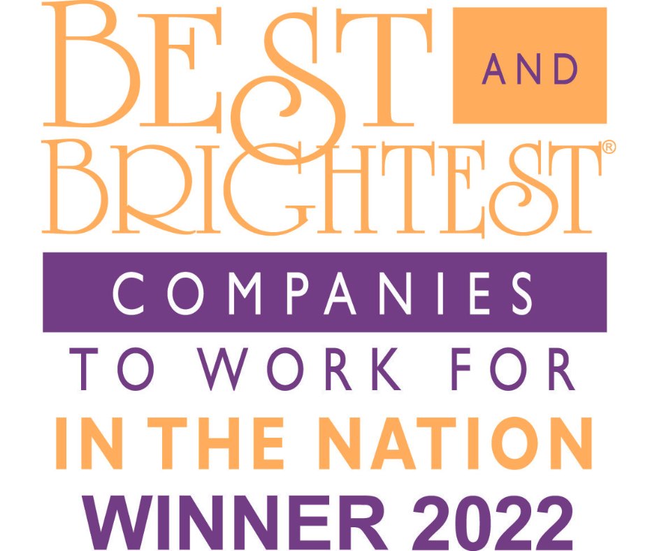 Did you hear?! CBIZ was named a Best and Brightest Company to Work For in the Nation. 🎉 So proud of our #TeamCBIZ for their commitment to excellence! 👏 #BestWorkplaces #BestAndBrightest