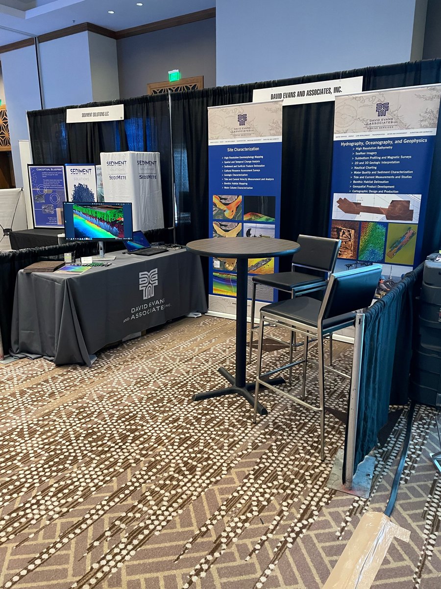 dea_marine's tweet photo. DEA’s Marine Services staff are attending the Contaminated Sediments Conference! Visit DEA at booth #207 and check out our poster presentation tomorrow in space #52. https://t.co/5ZpwcXUrpZ