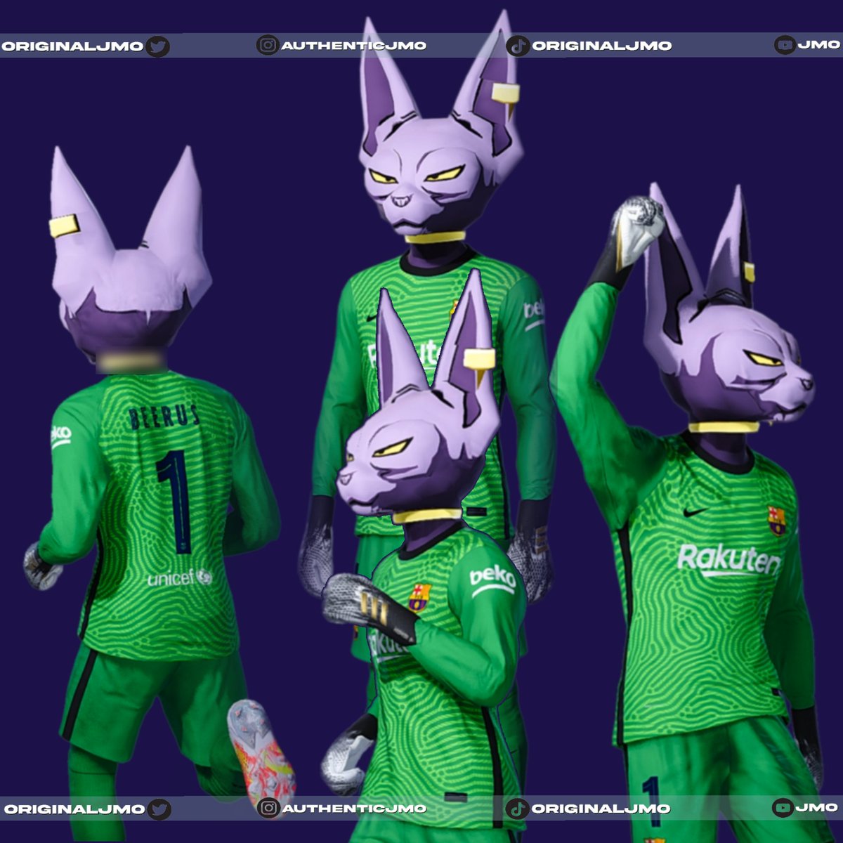 Beerus Preview
My First DragonBall Character for #efootballpes2021