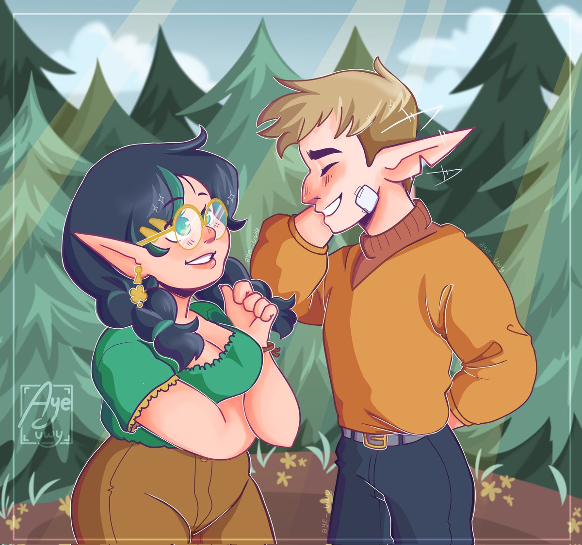 💚💛they are so cute together
.｡*♡✧*。
#huntlow #TheOwlHouse #tohHunter #tohfanart #fanart #tohwillow #tohhuntlow #winterTOH #winter #hunterxwillow