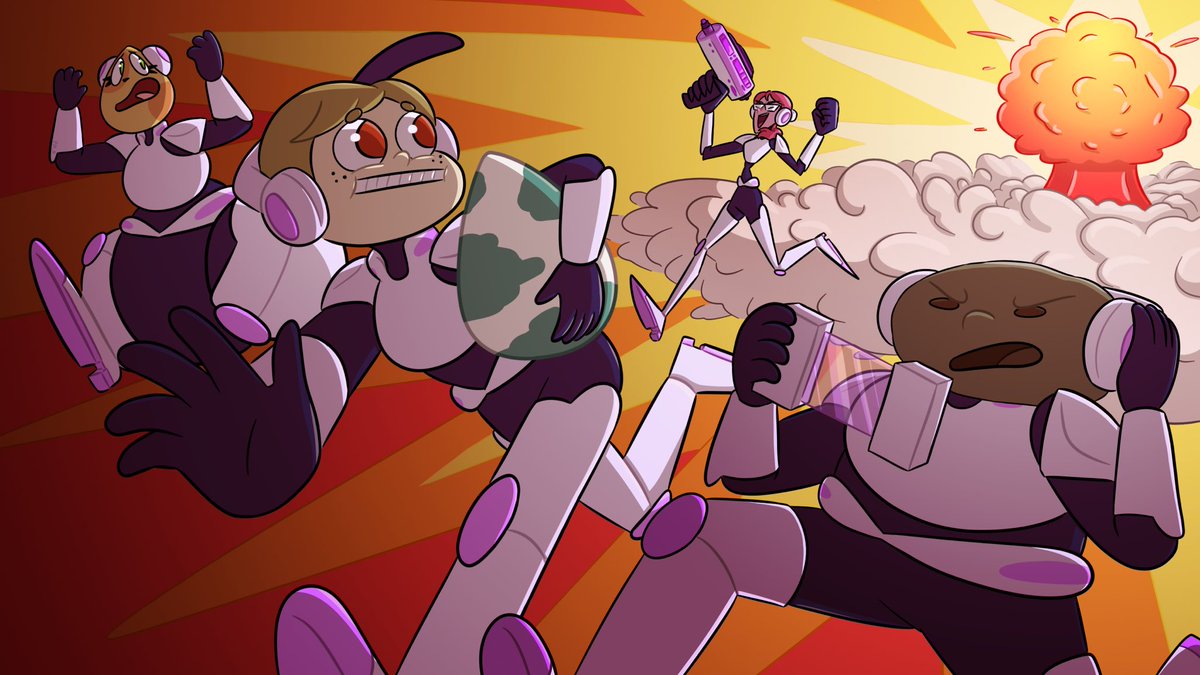 pm_animation's tweet photo. Hi #PortfolioDay! I make super cartoony stuff like it’s still the 2010s, enjoy 

✨https://t.co/exw4vpLUm6 commissions, website and more! https://t.co/InXaChlbY4