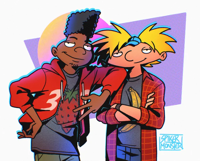 drop your favorite quote from Downtown as Fruits in the comments  #heyarnold 