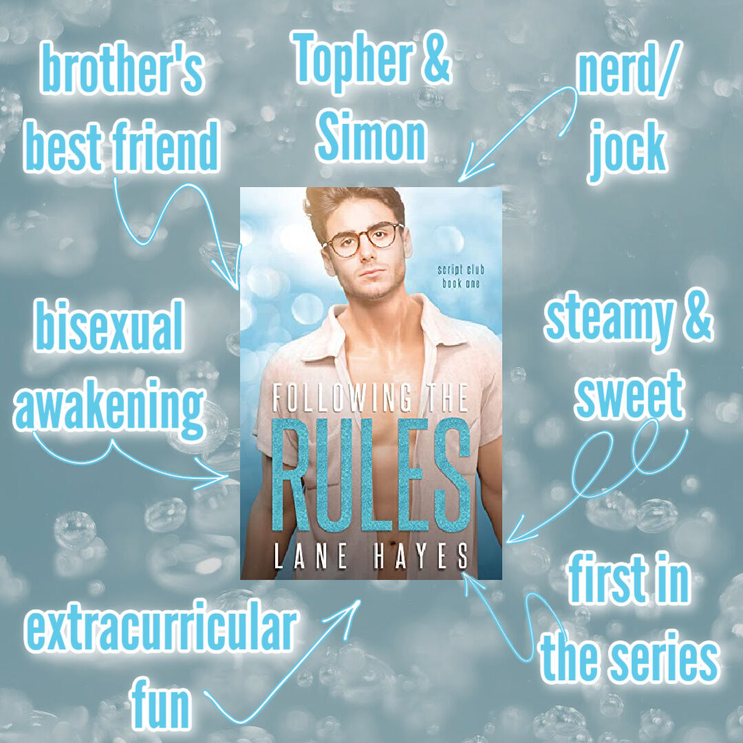 LaneHayes3's tweet photo. 💙 Have you read Following the Rules?

🤍 https://t.co/ZvIYT5KQTj

🎧 Also in audio narrated by Alexander Cendese! 

#LaneHayes #ScriptClub #FollowingTheRules #TopherAndSimon #FirstInASeries #MMRomance #MMRomanceAuthor #KindleUnlimited #KU #Audio #Audiobook https://t.co/vwveDYLhaZ